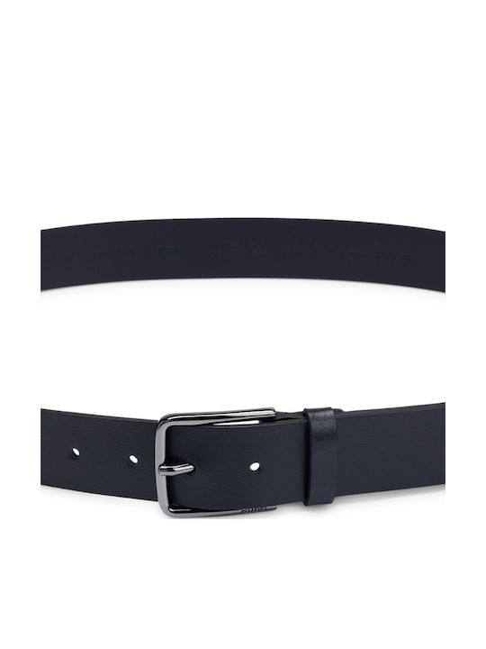 Gerik Men's Belt Leather Blue