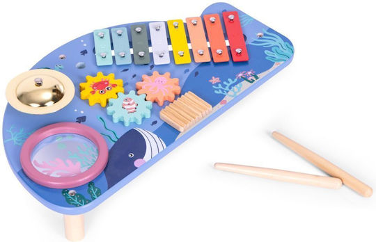 Ecotoys Musikinstrument aus Holz mit Musik und Geräuschen