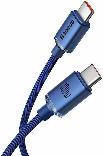 Leewello USB 2.0 Kabel USB-C männlich - USB-C Blau 3m