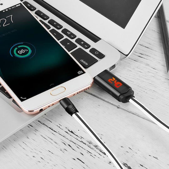 Hoco Regulär USB 2.0 auf Micro-USB-Kabel Weiß 1.2m (HC-U29-MICROUSB-WHITE) 1Stück