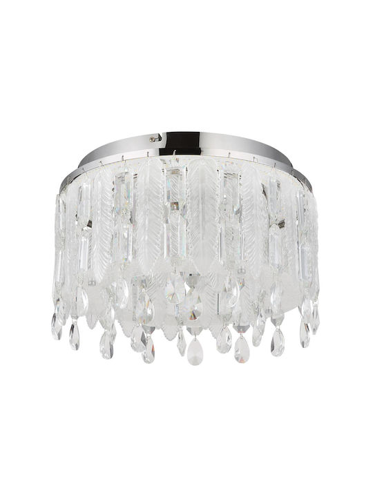 Globo Lighting Πλαφονιέρα Οροφής Διάφανη