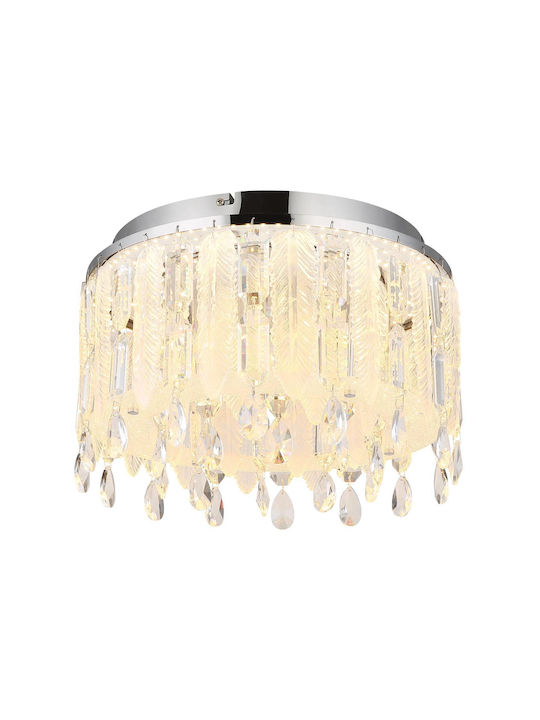 Globo Lighting Πλαφονιέρα Οροφής Διάφανη