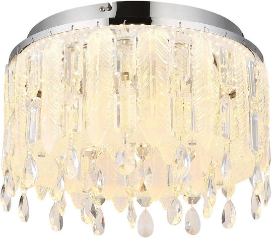 Globo Lighting Πλαφονιέρα Οροφής Διάφανη