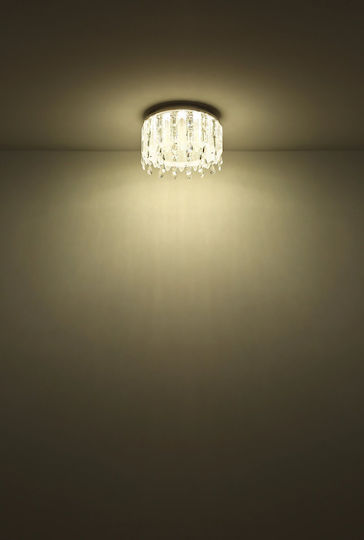 Globo Lighting Πλαφονιέρα Οροφής Διάφανη