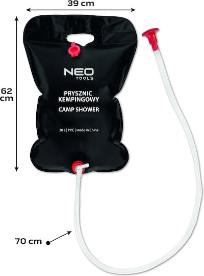 Topex Solar Shower for Camping 20L