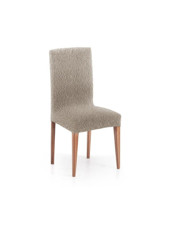 Eysa Roc Elastische Abdeckung für Stuhl C/11 Dark Beige 50εκ. 2Stück SC291711