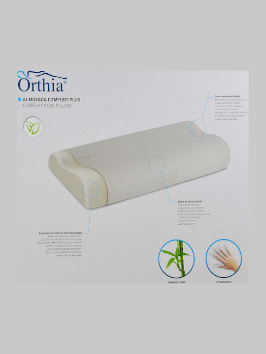 Perna De Pat Din Bambus Spumă De Memorie Anatomică 32x53x10cm