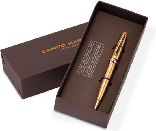 Химикалка Campo Marzio Minny Big с топче - Златна