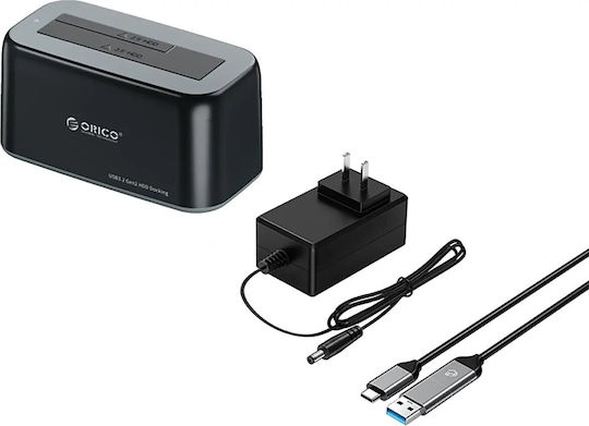 Orico Hard Drive Docking Station SATA 2.5" / 3.5" with Connection USB 3.2 / USB-C (ORICO-6819C3-V1-EU-BK-BP-HU)