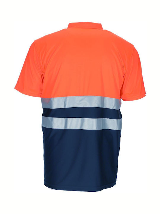 Hi-vis Short Sleeve Polo Shirt Build Valento Povabuiaf Fluo Yellow