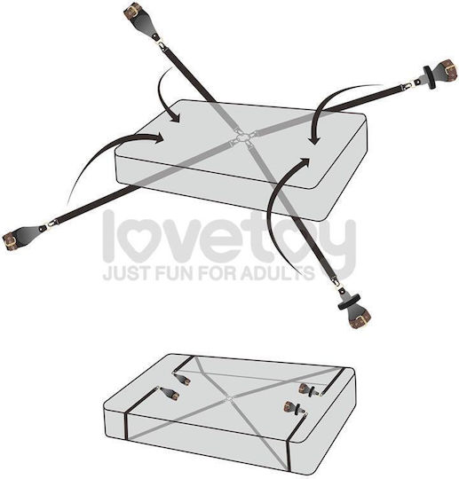 Lovetoy Rebellion Reign Bettfessel-Set