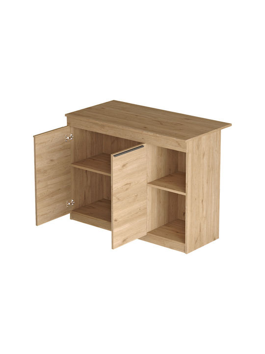 Kogile Table Kitchen Wooden Natural Shade 120x60x88.2cm