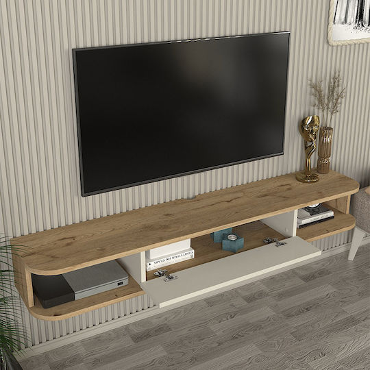 Cross Επιτοίχιο με Φωτισμό Led Sepet Oak - Sandstone 150x29.6x19.2εκ. Cross Επιτοίχιο με Φωτισμό Led Sepet Oak - Sandstone 150x29.6x19.2εκ.