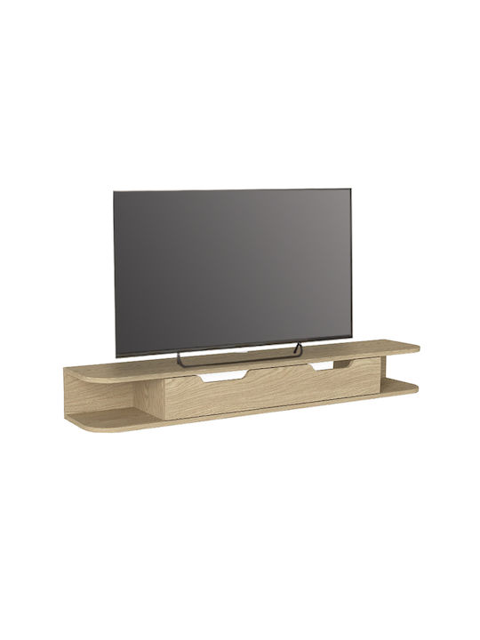 TV Stand Noland with LED Lighting Rota Oak L150xD35xH19.2cm