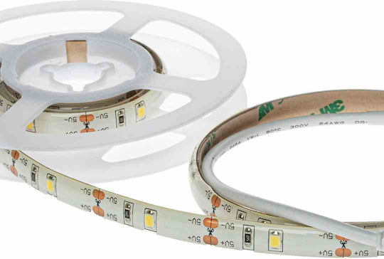 Eko Light Ταινία LED Μπαταρίας Φυσικό Λευκό Φως 1m
