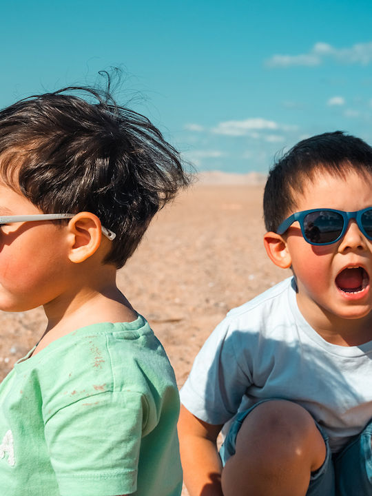 Bbluv Solar Στρογγυλά Παιδικά Γυαλιά Ηλίου με Polarized Φακό Μπεζ