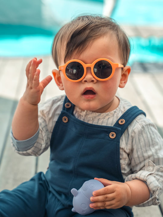 Bbluv Solar Round Kids Sunglasses With Polarized Orange Lens