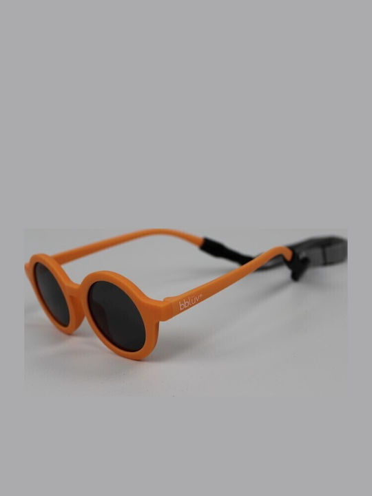 Bbluv Solar Round Kids Sunglasses With Polarized Orange Lens