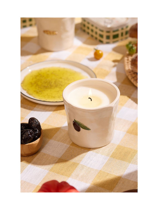 Fig & Olive Vegetable Wax 226g Ceramic Jar Bistro Olive Paddywax