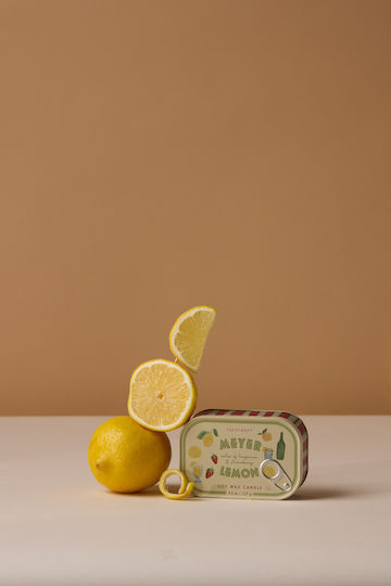 Meyer Lemon Φυτικό Κερί 127gr Μεταλλικό Δοχείο-κονσέρβα Bistro Lemon Paddywax