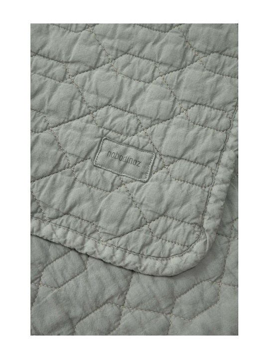 Nobodinoz Κουβέρτα Κούνιας Wabi Sabi Πετρόλ 100x135εκ.