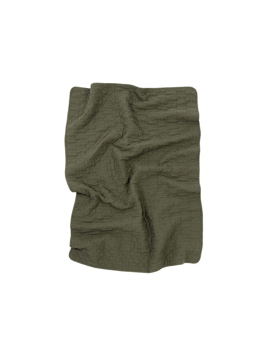Nobodinoz Blanket Cot Wabi Sabi Green 100x135cm