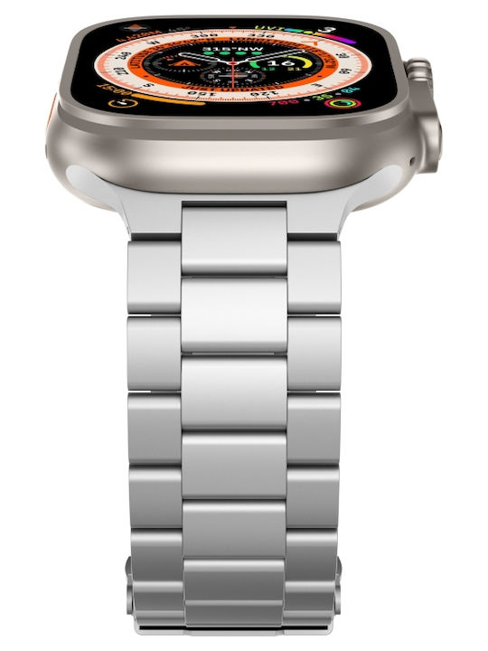 Apple Watch Series 10 Three-Bead Titanium Alloy Watch Rim 46mm Silver