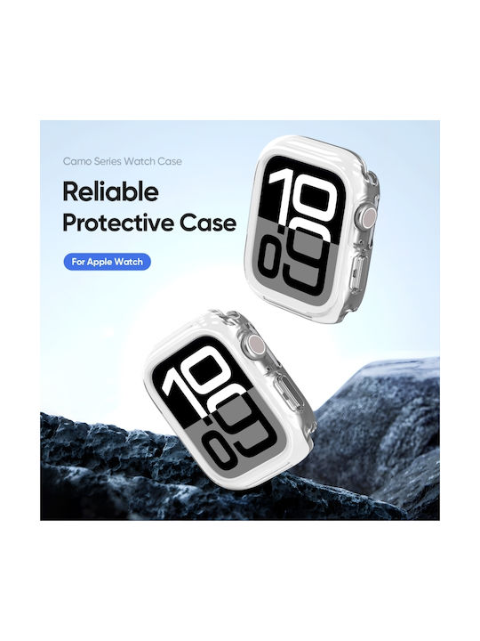 Series Θήκη Σιλικόνης σε Λευκό χρώμα για Apple Watch Series 10 46mm Series Θήκη Σιλικόνης σε Λευκό χρώμα για Apple Watch Series 10 46mm