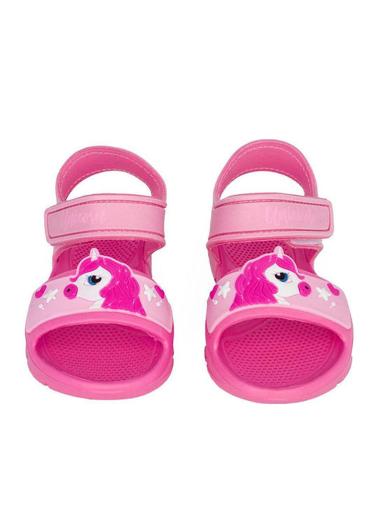 Unicorn Children's Anatomical Beach Shoes Pink