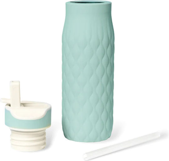 Nuuroo Nima Kinderflasche Silikon Grün 400ml