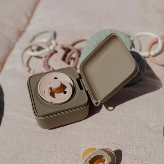 Bibs Θήκη Πιπίλας από Πλαστικό Λιλά