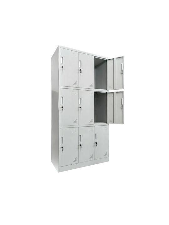 Φοριαμός Malmoe Μεταλλικός 90x40x185εκ.
