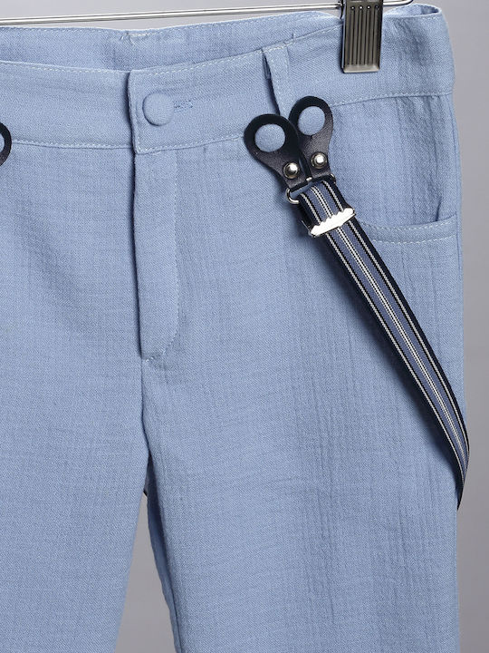Taufanzug für Jungen Hellblau-Marine 2909-3 New Life Nl-2909-3
