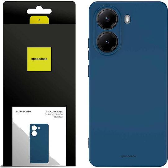 Spacecase Silicone Back Cover Silicon Albastru (Poco X7 ProHonor X7)