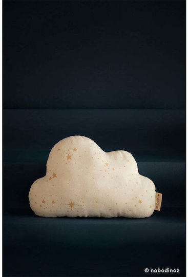 Cloud Pillow Gold Stella White 24x38