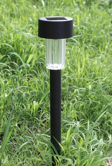 10 x Solar-Gartenleuchten Schwarze Pfosten