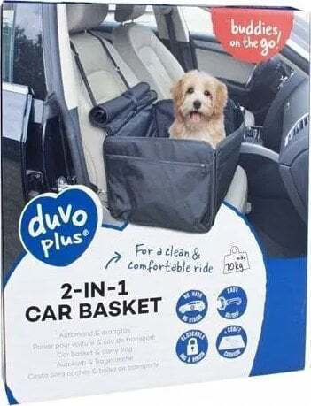 Duvo Plus Dog Car Seat Black