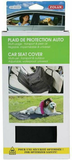 Zolux Car Seat Cover Waterproof Seat Cover Car for Dog 124x0.5x132cm Black