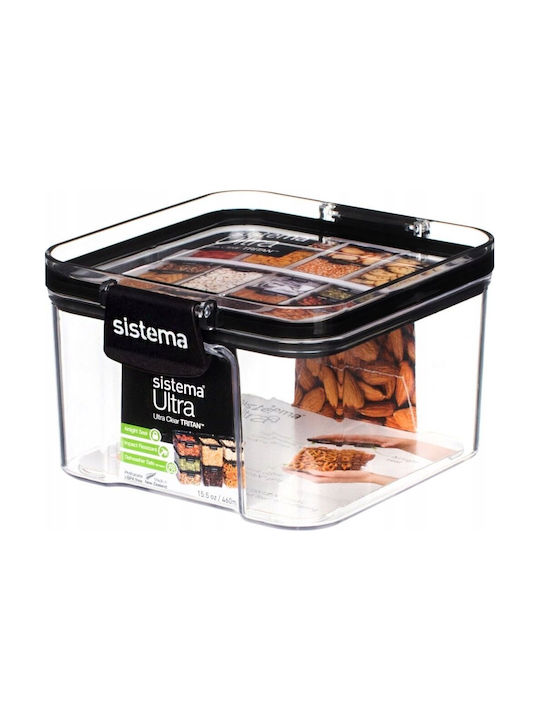 Sistema Δοχείο Φαγητού Πλαστικό Μαύρο 460ml