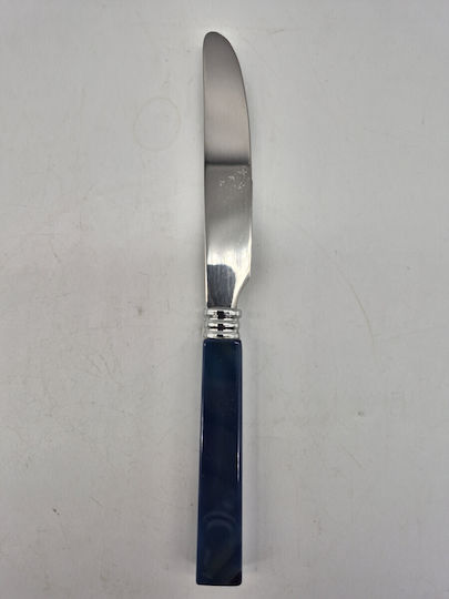 Besteckset Edelstahl Blau Achatgriff