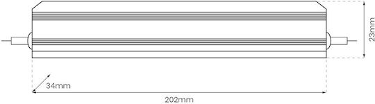 Eko Light Τροφοδοτικό LED Στεγανό IP67 Ισχύος 30W με Τάση Εξόδου 12V