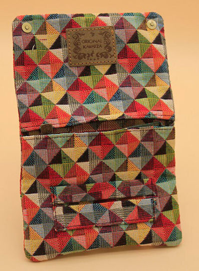 Original Kavatza Fabric Tobacco Pouch With Magnetic Clasp Multicolour
