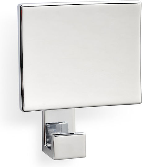 Mital Single Wall-Mounted Bathroom Hook Silver