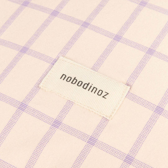 Nobodinoz Changing Pad Cover Stories in Powder Mauve Fabric 50x70cm