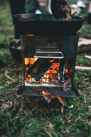 Robens Firewood Stove Ξυλόσομπα για Camping 22.5x22.5x27.5εκ.