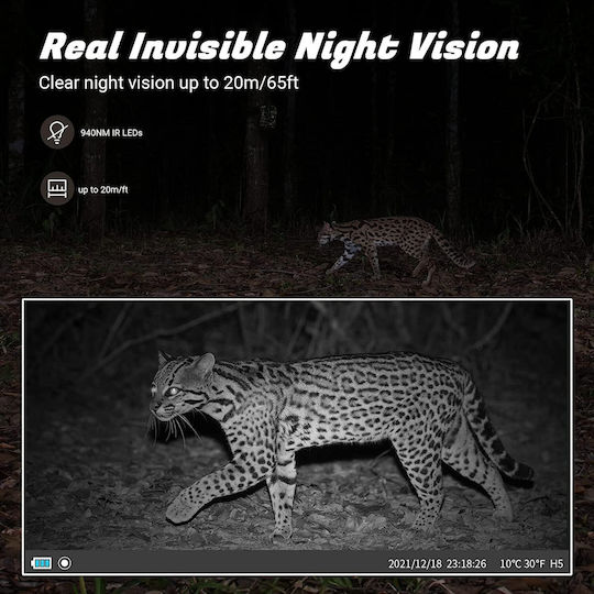 Andowl Κάμερα Κυνηγιού με Ανίχνευση Κίνησης Trail Camera