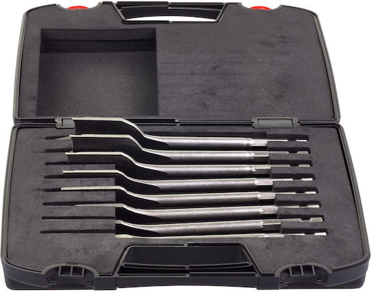 Milwaukee Set of 8 Feather Drills with Hexagonal Shank for Wood