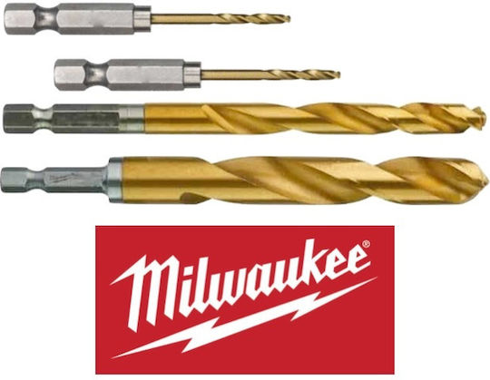 Milwaukee Shockwave Свредло Титаниева с Шестоъгълна Опашка за Метал και Дървο 5.5мм