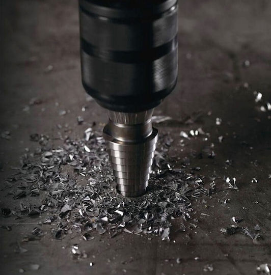 Milwaukee Thunderweb Set of 10 Conical Drills with Cylindrical Shank for Metal