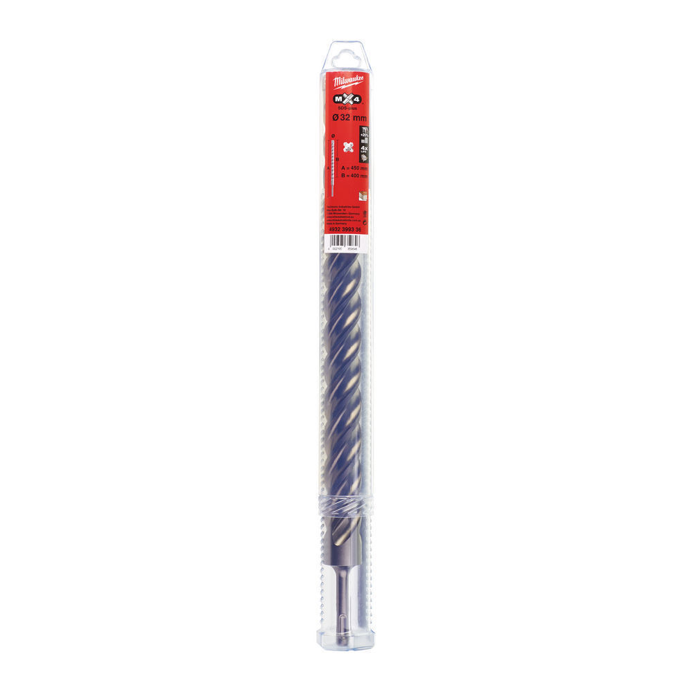 Foret SDS-PLUS MX4 14 X 450 - 1 PC MILWAUKEE Foret SDS-PLUS MX4 14 X 450 - 1 PC MILWAUKEE